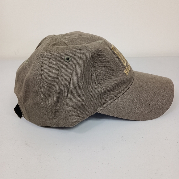 Hornady Cap Khaki Green OS Embroid Logo Hook Loop Closure Baseball Trucker Hat - Picture 4 of 11